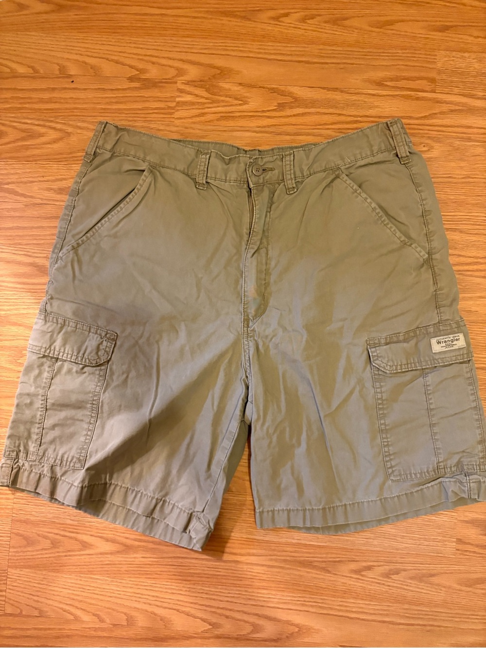 Wrangler Men's Cargo Shorts - Olive
